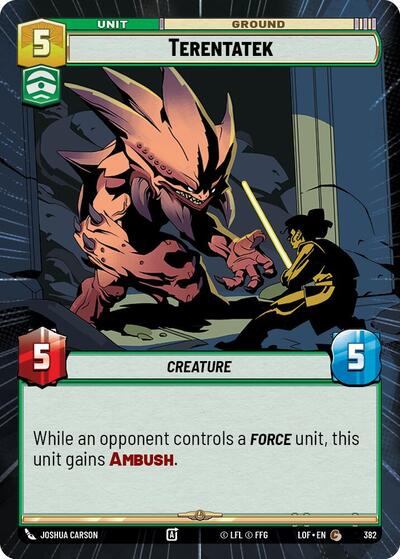Terentatek - 382 - Common (Hyperspace) - Legends of the Force