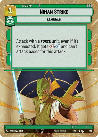 Niman Strike - 388 - Uncommon (Hyperspace) - Legends of the Force