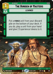 The Burden of Masters - 389 - Rare (Hyperspace) - Legends of the Force
