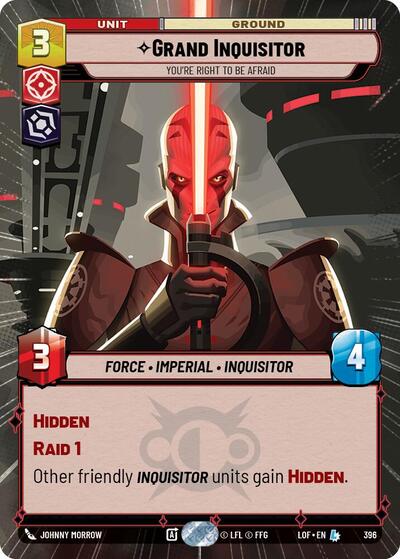 Grand Inquisitor - You're Right to Be Afraid - 396 - Legendary (Hyperspace) - Legends of the Force