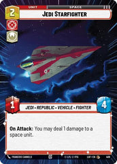 Jedi Starfighter - 408 - Common (Hyperspace) - Legends of the Force