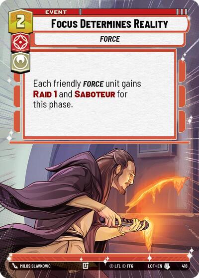 Focus Determines Reality - 416 - Uncommon (Hyperspace) - Legends of the Force