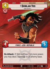 Quinlan Vos - Dark Disciple - 427 - Uncommon (Hyperspace) - Legends of the Force