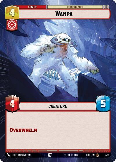 Wampa - 428 - Common (Hyperspace) - Legends of the Force