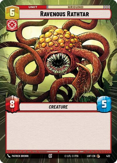 Ravenous Rathtar - 432 - Common (Hyperspace) - Legends of the Force