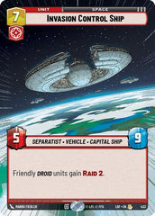 Invasion Control Ship - 433 - Rare (Hyperspace) - Legends of the Force