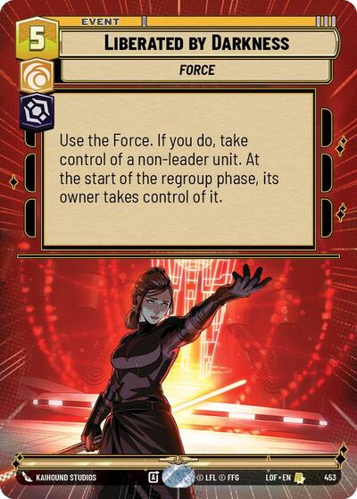 Liberated by Darkness - 453 - Rare (Hyperspace) - Legends of the Force