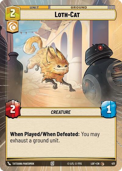 Loth-Cat - 471 - Common (Hyperspace) - Legends of the Force