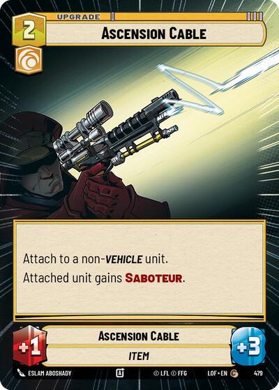 Ascension Cable - 479 - Common (Hyperspace) - Legends of the Force
