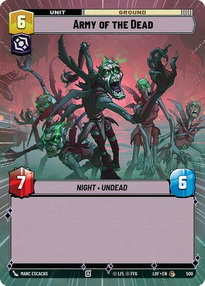 Army of the Dead - 500 - Common (Hyperspace) - Legends of the Force