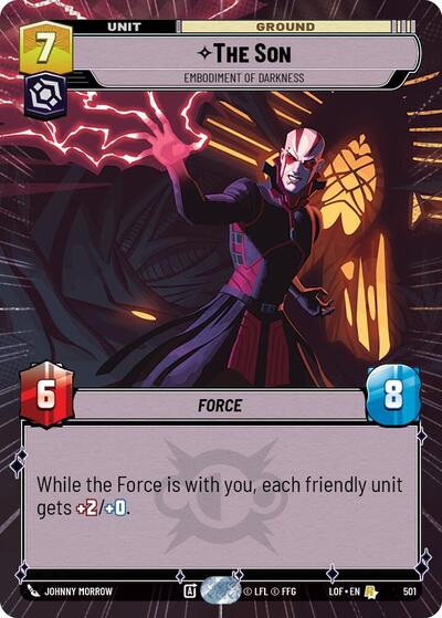 The Son - Embodiment of Darkness - 501 - Rare (Hyperspace) - Legends of the Force