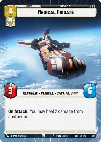 Medical Frigate - 514 - Common (Hyperspace) - Legends of the Force