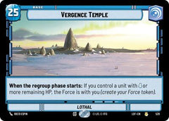 Vergence Temple - 529 - Rare (Foil) - Legends of the Force