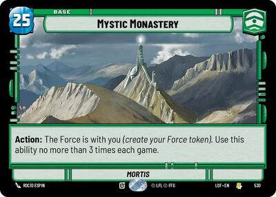 Mystic Monastery - 530 - Rare (Foil) - Legends of the Force