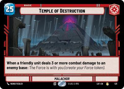 Temple of Destruction - 531 - Rare (Foil) - Legends of the Force