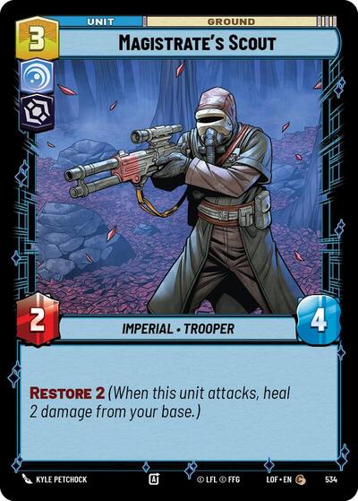 Magistrate's Scout - 534 - Common (Foil) - Legends of the Force