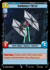 Supremacy TIE/sf - 536 - Common (Foil) - Legends of the Force