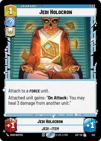 Jedi Holocron - 553 - Rare (Foil) - Legends of the Force