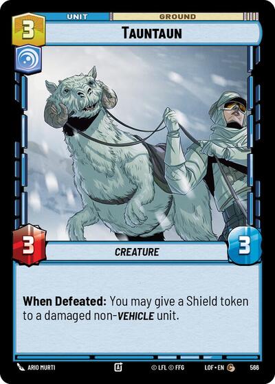 Tauntaun - 566 - Common (Foil) - Legends of the Force