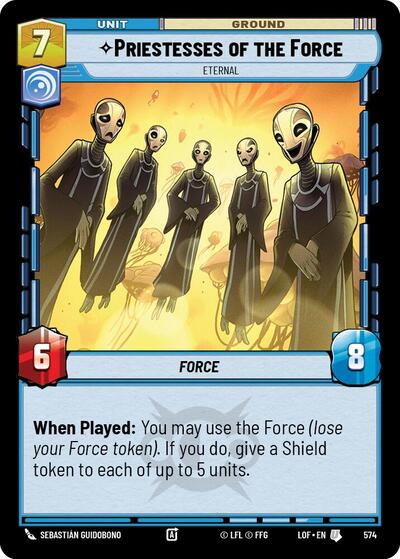 Priestesses of the Force - Eternal - 574 - Uncommon (Foil) - Legends of the Force