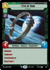 Eye of Sion - To Peridea - 590 - Rare (Foil) - Legends of the Force