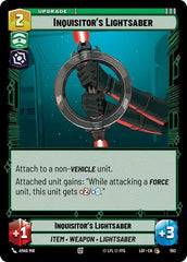 Inquisitor's Lightsaber - 592 - Common (Foil) - Legends of the Force