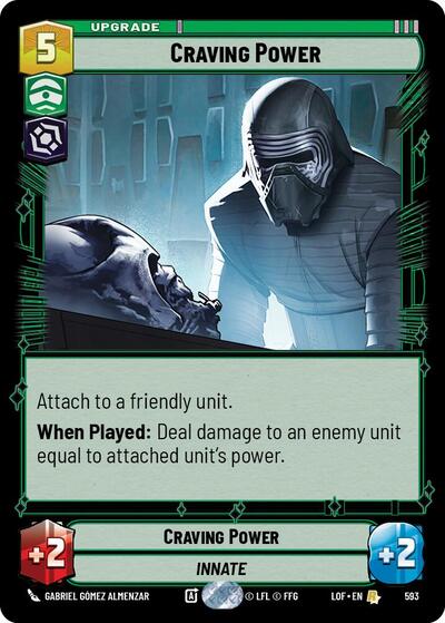 Craving Power - 593 - Rare (Foil) - Legends of the Force