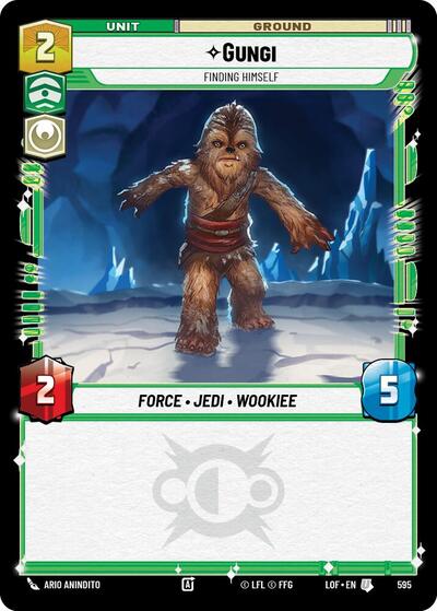 Gungi - Finding Himself - 595 - Uncommon (Foil) - Legends of the Force