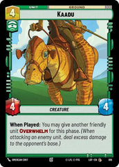 Kaadu - 616 - Common (Foil) - Legends of the Force