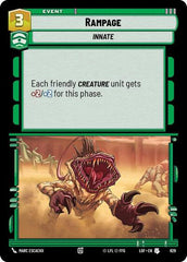 Rampage - 629 - Uncommon (Foil) - Legends of the Force