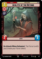 Acolyte of the Beyond - 631 - Common (Foil) - Legends of the Force
