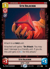 Sith Holocron - 640 - Rare (Foil) - Legends of the Force
