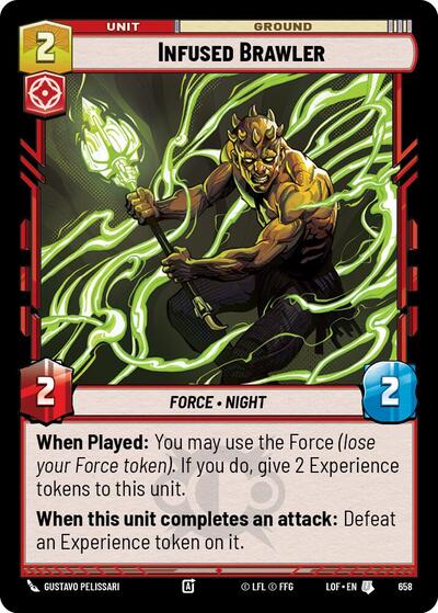 Infused Brawler - 658 - Uncommon (Foil) - Legends of the Force