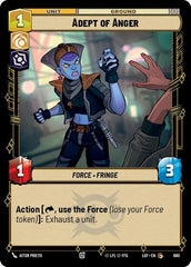 Adept of Anger - 680 - Common (Foil) - Legends of the Force