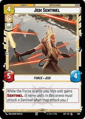 Jedi Sentinel - 698 - Common (Foil) - Legends of the Force