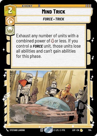 Mind Trick - 704 - Rare (Foil) - Legends of the Force