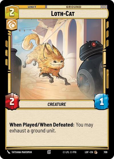Loth-Cat - 709 - Common (Foil) - Legends of the Force