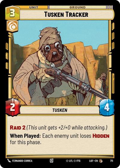 Tusken Tracker - 711 - Common (Foil) - Legends of the Force
