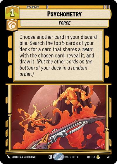Psychometry - 721 - Rare (Foil) - Legends of the Force