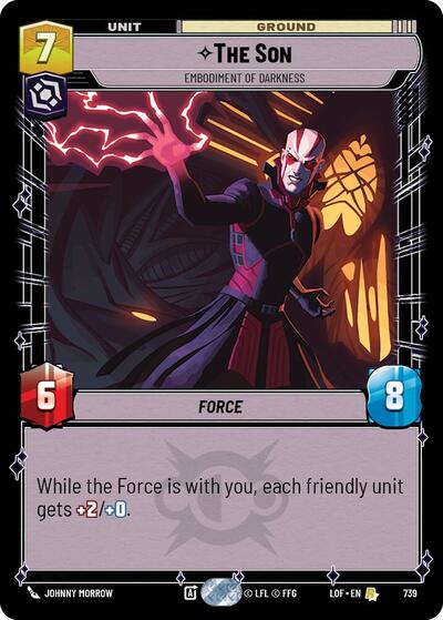The Son - Embodiment of Darkness - 739 - Rare (Foil) - Legends of the Force