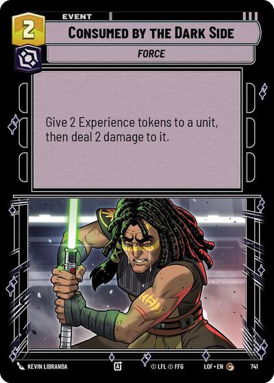 Consumed by the Dark Side - 741 - Common (Foil) - Legends of the Force