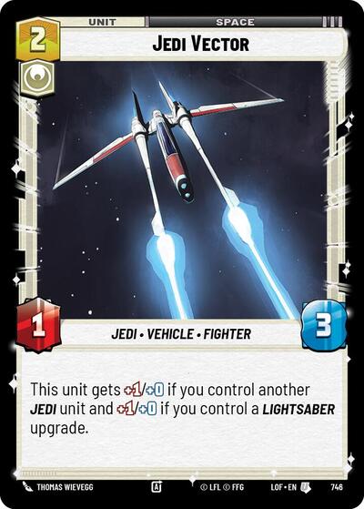 Jedi Vector - 746 - Uncommon (Foil) - Legends of the Force