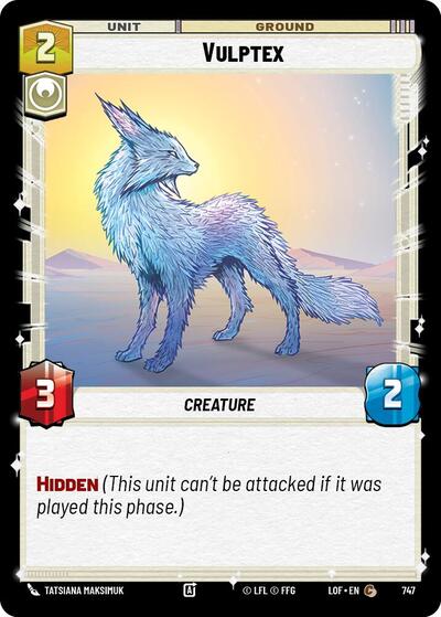 Vulptex - 747 - Common (Foil) - Legends of the Force
