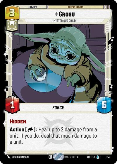 Grogu - Mysterious Child - 748 - Legendary (Foil) - Legends of the Force