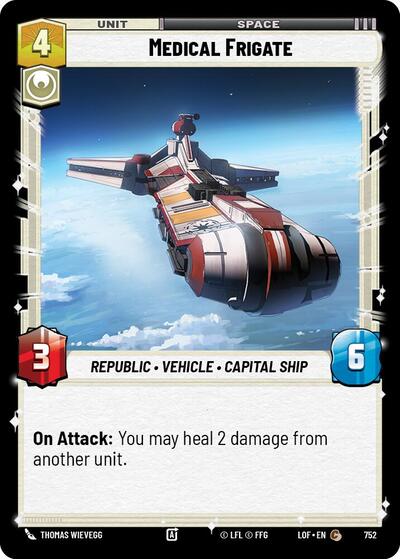 Medical Frigate - 752 - Common (Foil) - Legends of the Force