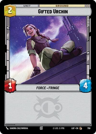 Gifted Urchin - 758 - Common (Foil) - Legends of the Force