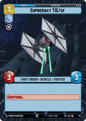 Supremacy TIE/sf - 774 - Common (Hyperspace Foil) - Legends of the Force