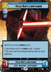 Kylo Ren's Lightsaber - 780 - Rare (Hyperspace Foil) - Legends of the Force