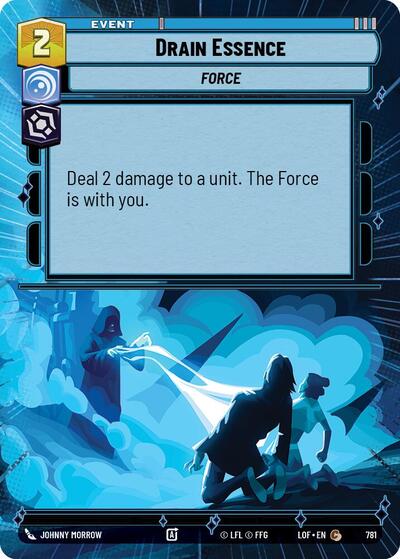 Drain Essence - 781 - Common (Hyperspace Foil) - Legends of the Force