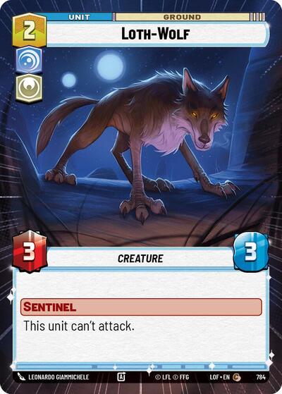 Loth-Wolf - 784 - Common (Hyperspace Foil) - Legends of the Force